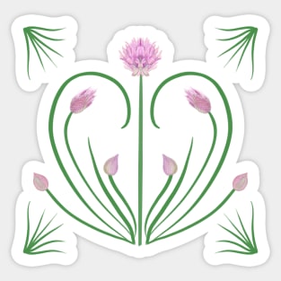 Flowers of chive Sticker